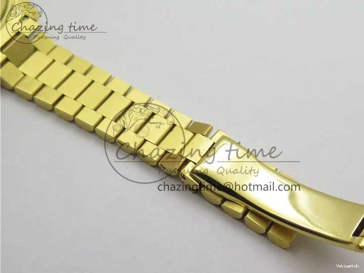 Best 31mm Malachite Bracelet EWF on Dial YG Daydate YG Edition 278288 Green ETA2688 President 0416